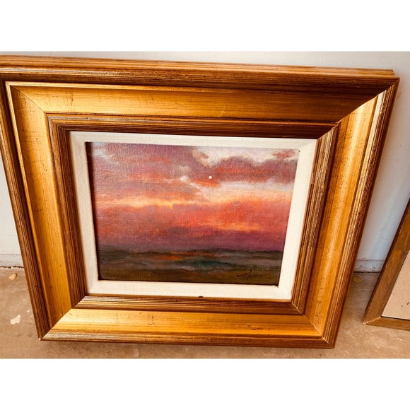 Other - Original Mid-Century Sunset Landscape by Lodewijk "Lo" Jacob Andriese (1937–2022